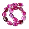 Natural Striped Agate/Banded Agate Beads Strands G-Q182-01A-3