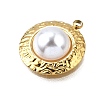 Plastic Pearl Pendants STAS-Q360-03C-G-2