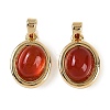 Natural Carnelian(Dyed & Heated) Pendants KK-P283-45G-1