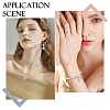 Brass Micro Pave Clear Cubic Zirconia Pendants KK-HS0002-24-5