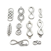 Infinity Alloy Connector Charms & Pendants Findings Kits PW-WG588E6-01-1