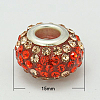 Resin Rhinestone European Beads GPDL-C004-11S-1