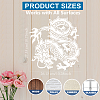 MAYJOYDIY US 1Pc PET Hollow Out Drawing Painting Stencils DIY-MA0005-28C-4