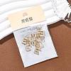 SHEGRACE Brass Micro Pave Clear Cubic Zirconia Pendants XGRQ29248-394G-E-6