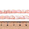 Anti-Tarnish Electroplate Glass Beads Strands GLAA-T025-13A-07-4