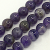 Natural Chevron Amethyst Beads Strands G-S033-1