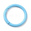 Spray Painted Alloy Spring Gate Rings PALLOY-K257-04-2