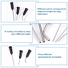 120Pcs 6 Style Plastic Fluid Precision Blunt Needle Dispense Tips TOOL-BC0002-11-4