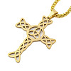 201 Stainless Steel Pendant Necklaces NJEW-H030-05G-1