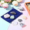8Pcs Natural Lapis Lazuli & Ruby in Zoisite & Rose Quartz & Quartz Crystal & Amethyst & Fluorite & Citrine & Green Fluorite Tumbled Stone Sets DIY-FS0007-10A-10