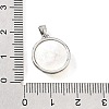Synthetic Turquoise & Natural Shell Pendants KK-N289-08P-02-3