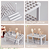 Plastic Cosmetic Brush Storage Stands MRMJ-WH0070-34C-4