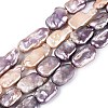 Natural Baroque Keshi Pearl Beads Strands PEAR-S020-D13-2
