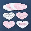 4 Bags 4 Styles Coated Paper Thank You Greeting Card DIY-FS0007-88-9