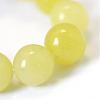 Natural Lemon Jade Round Bead Strands G-E334-10mm-07-4