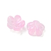 Dyed & Heated Glass Bead Caps GLAA-C042-01N-2