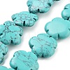 Synthetic Turquoise Beads Strands G-F769-W01-02-1