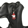 Christmas Glass Dangle Earrings EJEW-MZ00804-2