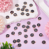 36Pcs 36 Styles Letter A~Z & Number 0~9 Alloy Enamel Charms ENAM-TA0003-11A-5