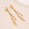 304 Stainless Steel Hoop Dangle Earrings for Women IT2064-2