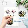 8 Sheets 8 Styles PVC Waterproof Wall Stickers DIY-WH0345-201-3