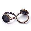 Adjustable Brass Ring Components X-J2673012-NR-2