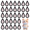 150 Pairs Felt Craft Doll Eye DIY-NB0016-43B-1