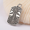 304 Stainless Steel Enamel Pendants STAS-O075-02AS-1