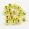 Plating Plastic Acrylic Round Beads PACR-L003-5mm-G-1