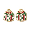304 Stainless Steel Enamel Pendants STAS-L300-012G-09-1