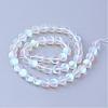 Synthetic Moonstone Beads Strands G-R375-6mm-A13-2