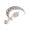 Tibetan Style Alloy European Dangle Charms PALLOY-JF00711-7