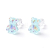 Bling Bear & Candy & Round Resin Stud Earrings Set for Girl Women EJEW-D278-13S-01-2