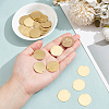 50Pcs Brass Stamping Blank Tag Pendants KK-WR0001-21-3