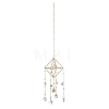 Geometric Metal Suncatchers Wall Hanging Decoration HJEW-G018-01A-G-2