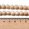 Natural Wood Beads Strands WOOD-B011-01A-6mm-5