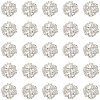 120Pcs Brass Rhinestone Beads KK-PA0001-26S-7