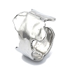 304 Stainless Steel Open Cuff Rings RJEW-M019-60P-1
