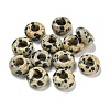 Natural Dalmatian Jasper Beads X-G-Q173-03A-24-1