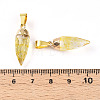 Natural Citrine Pendants G-N345-01B-3