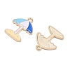 Alloy Enamel Pendants AL-CBAE435-14G-01-2