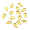 Faceted Teardrop Glass Pendants GLAA-O008-A17-2