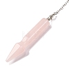 Natural Rose Quartz Pointed Dowsing Pendulums G-Q184-04C-P-4