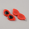 Opaque Resin Pendants RESI-WH0026-89D-2