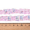 Baking Paint Electroplate Transparent Glass Beads Strands EGLA-N020-05E-4