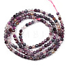 Natural Red Corundum/Ruby and Sapphire Beads Strands G-S361-2.5mm-013-3