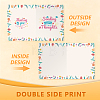 Rectangle Paper Farewell Greeting Card AJEW-WH0522-009-3