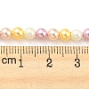 Electroplated Natural Shell Beads Strands SHEL-F008-03A-05-4