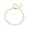 304 Stainless Steel Satellite Chain & Cable Chain Bracelets BJEW-JB14160-01-3