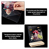 Transparent Acrylic Earring Displays NDIS-WH0015-01B-2